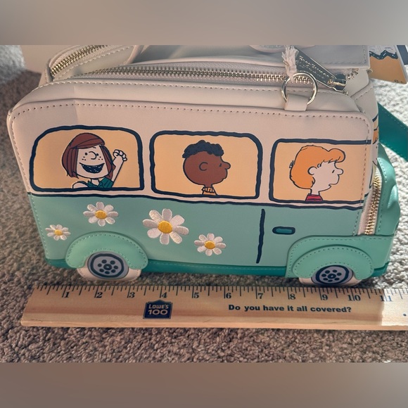 NWT Loundgefly Peanuts Road Trip Crossbody Bag. - Picture 4 of 8